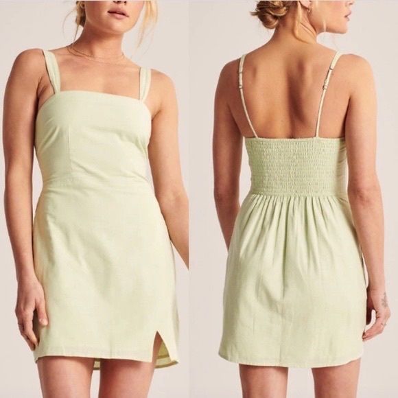 Abercrombie & Fitch Dresses & Skirts - Abercrombie wide strap mini dress. Mint green. XS petite.